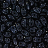 Matubo MiniDuo Beads 4x2.5mm Metallic suede - dark blue